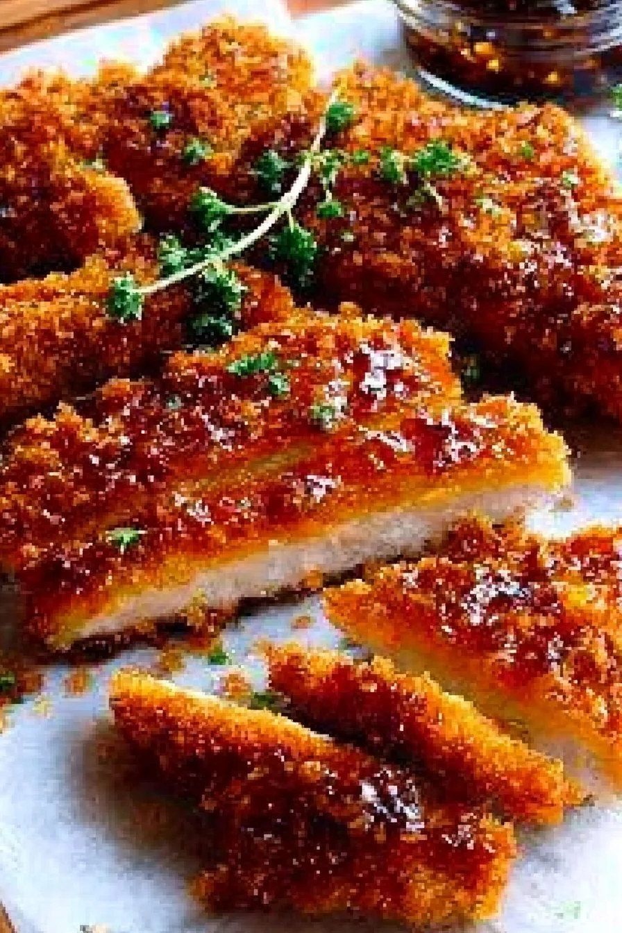 Baked Crunchy Hot Honey Chicken