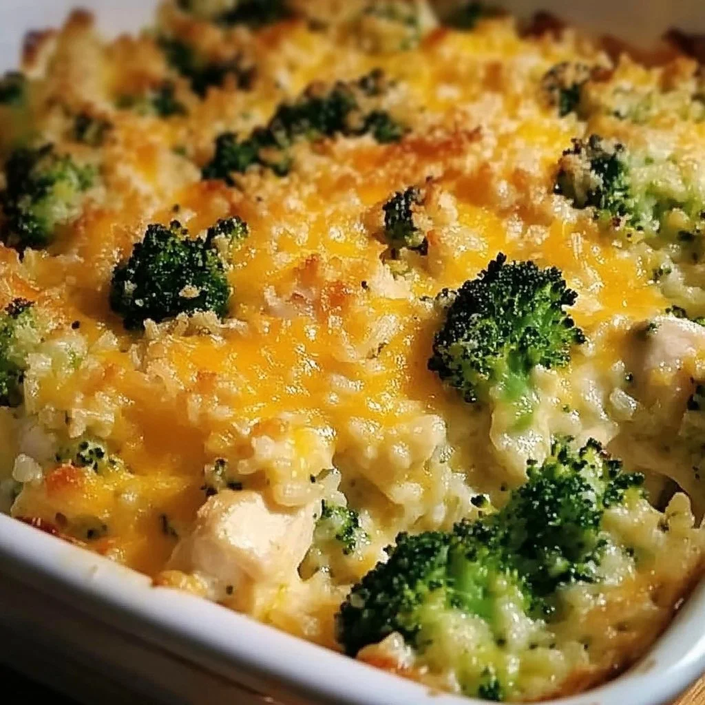 Broccoli Chicken Rice Casserole