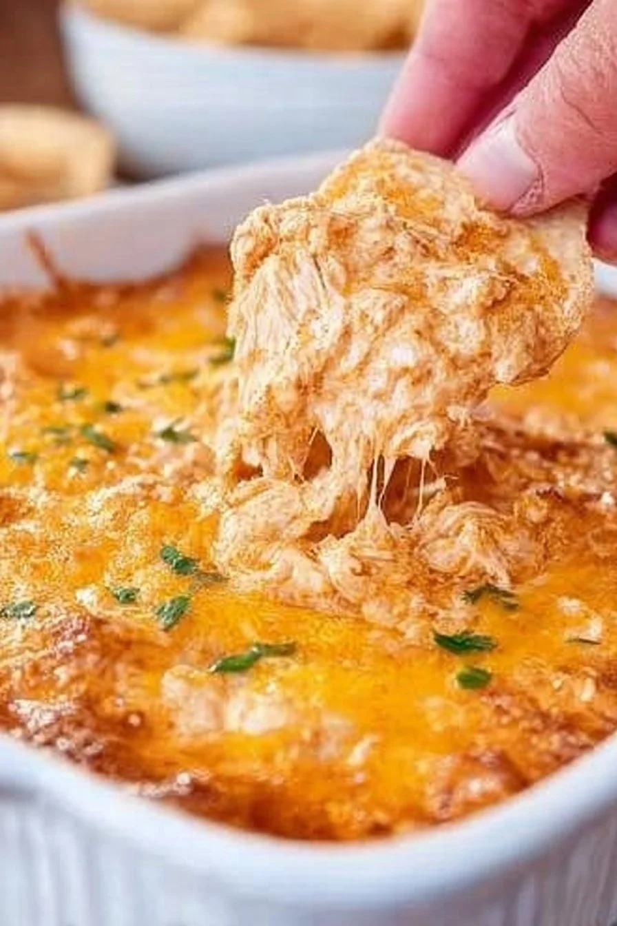 Cheesy Creamy Buffalo Chicken Dip