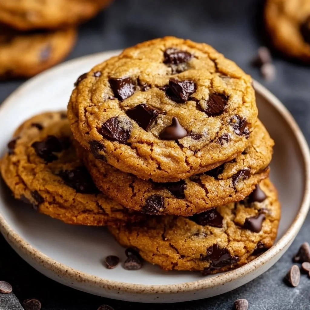 Chewy Pumpkin Chocolate Chip Cookies