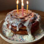 cinnamon roll birthday cake 150x150 1