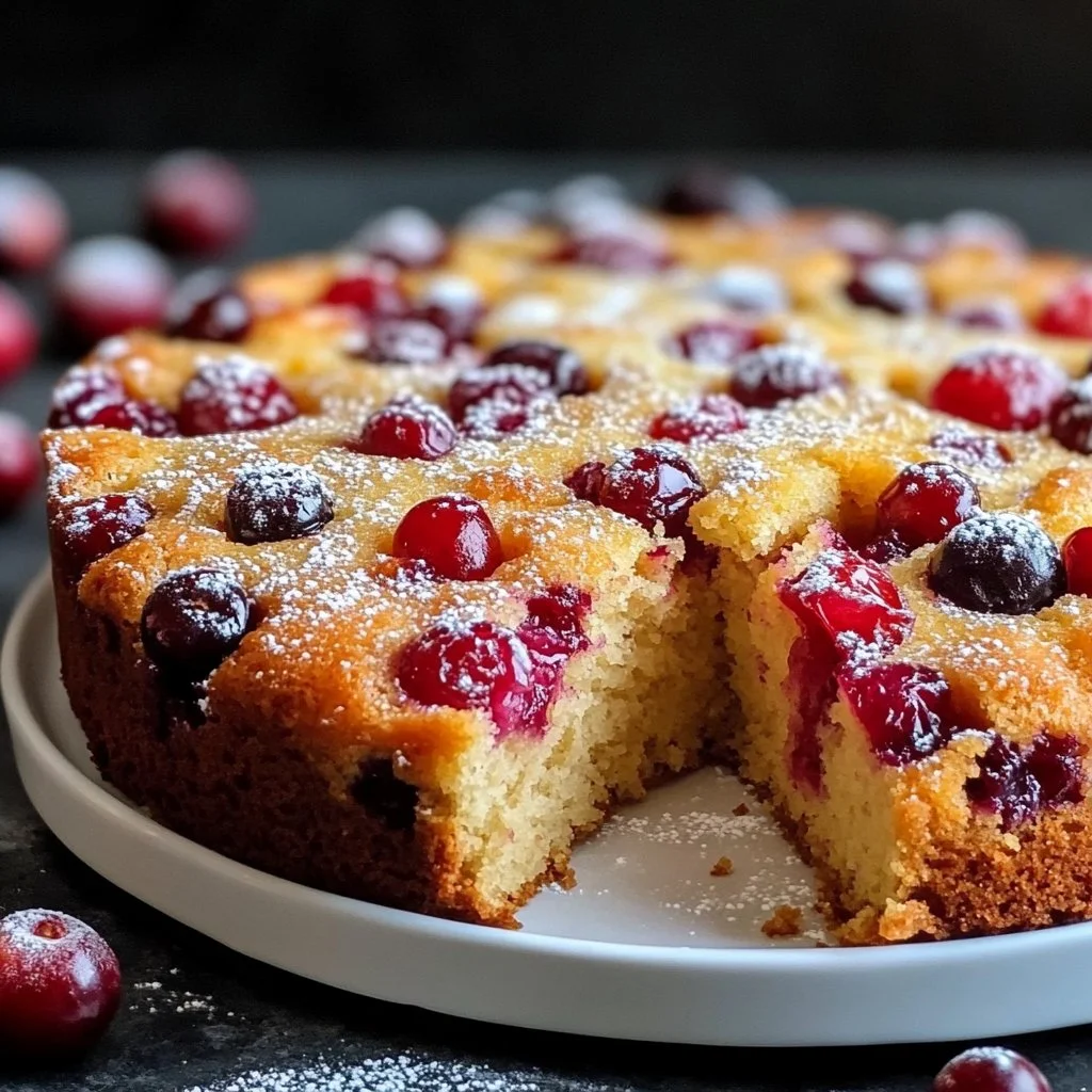 Cranberry Orange Breakfast Cake