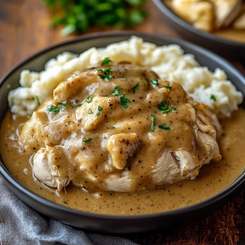 Crockpot Chicken and Gravy