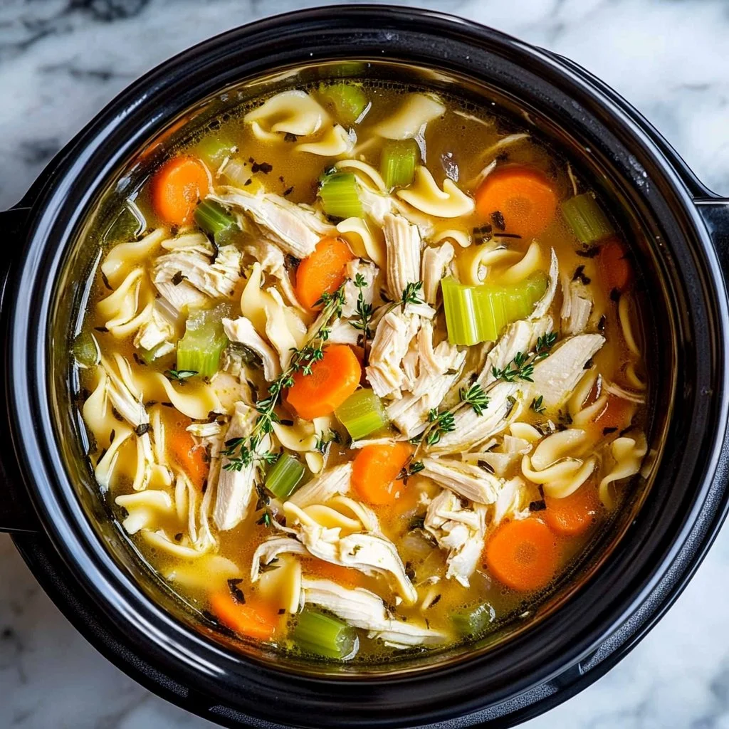 Slow Cooker Chicken Noodle Soup