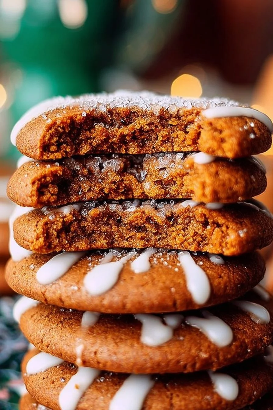 Soft and Chewy Gingerbread Cookies