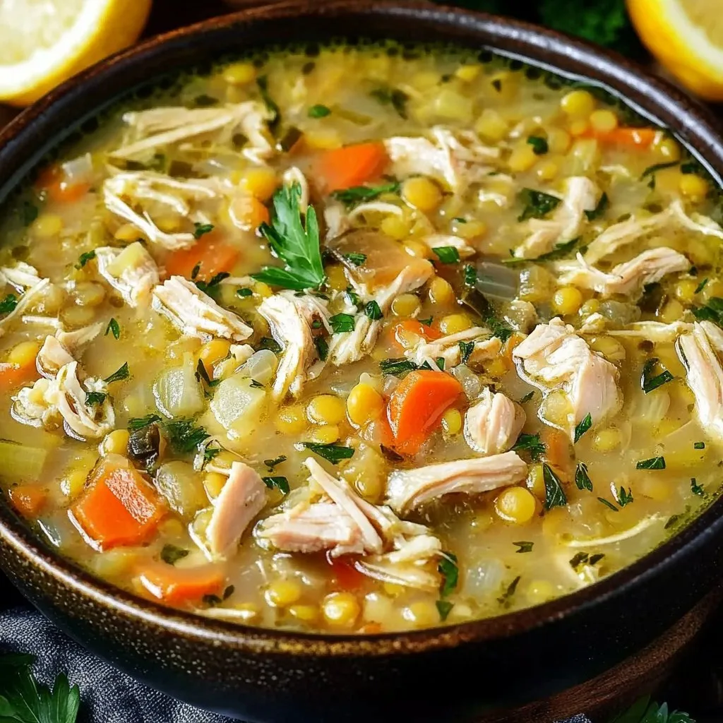 Turkey Lentil Soup Recipe
