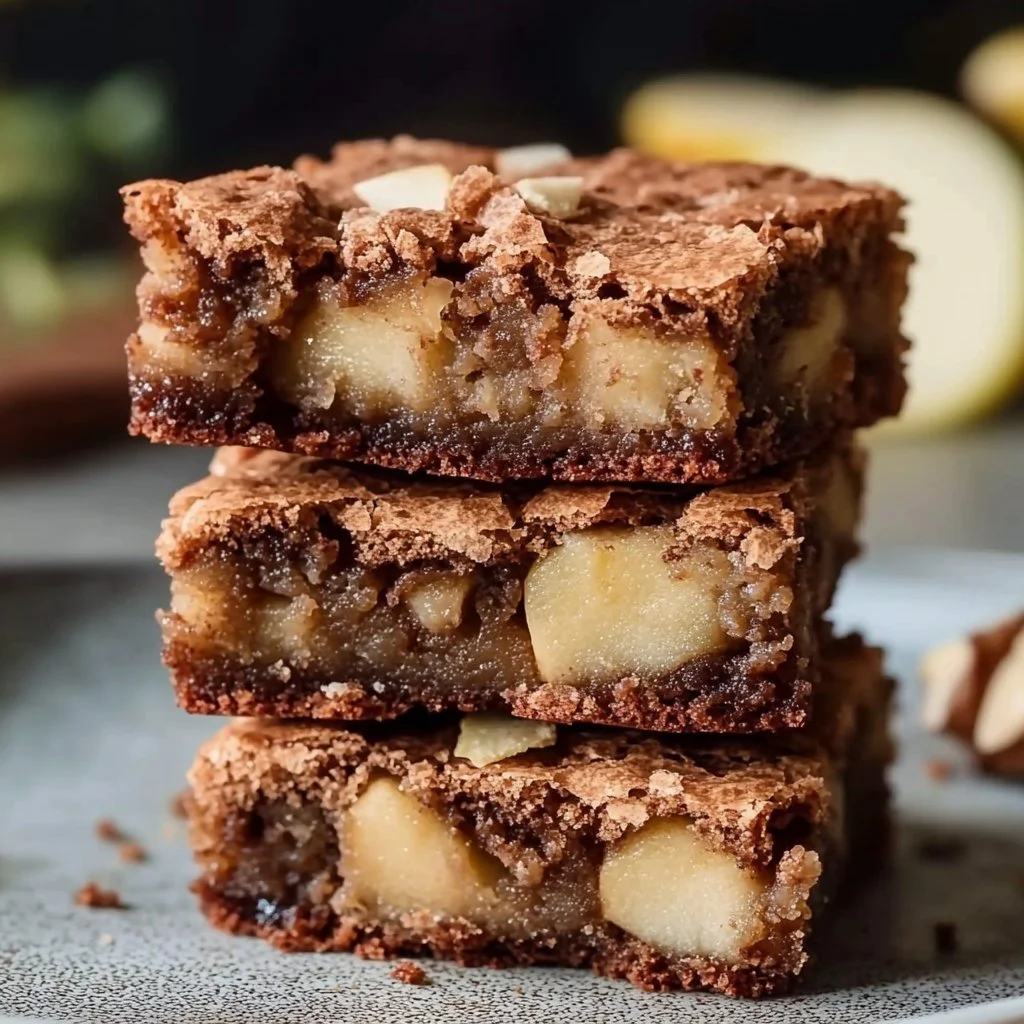 The Best Apple Brownies