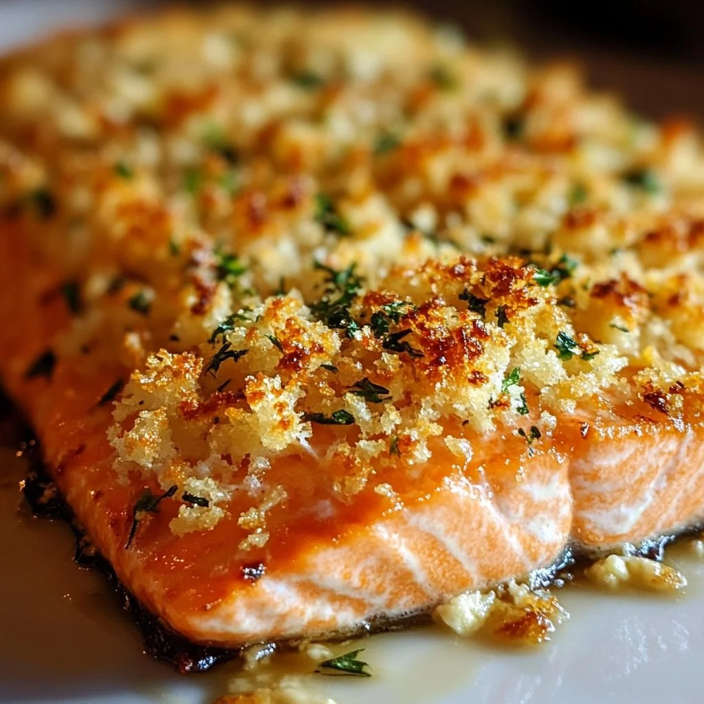 Crispy Parmesan Salmon Bake