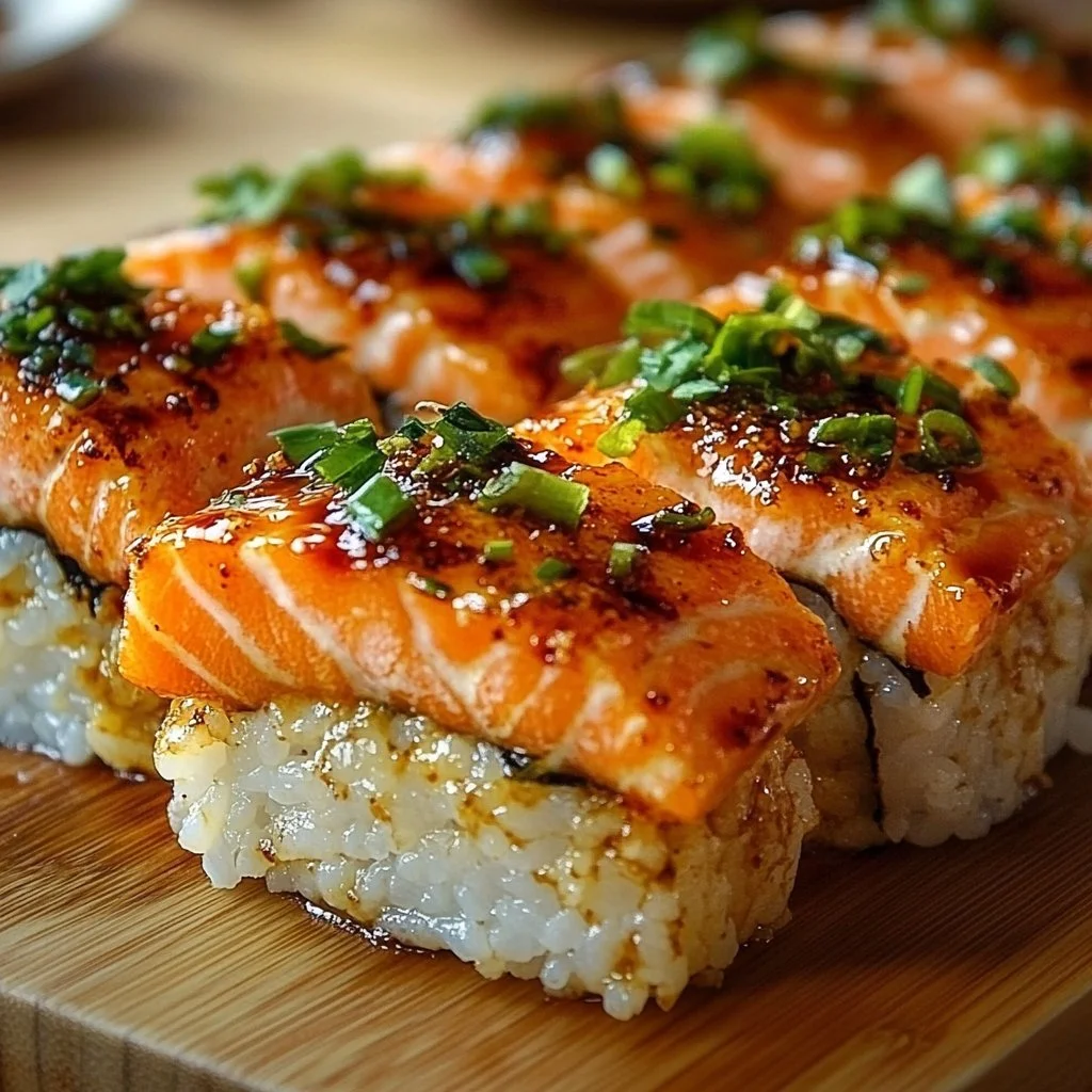 Spicy Salmon Sushi Bake Recipe