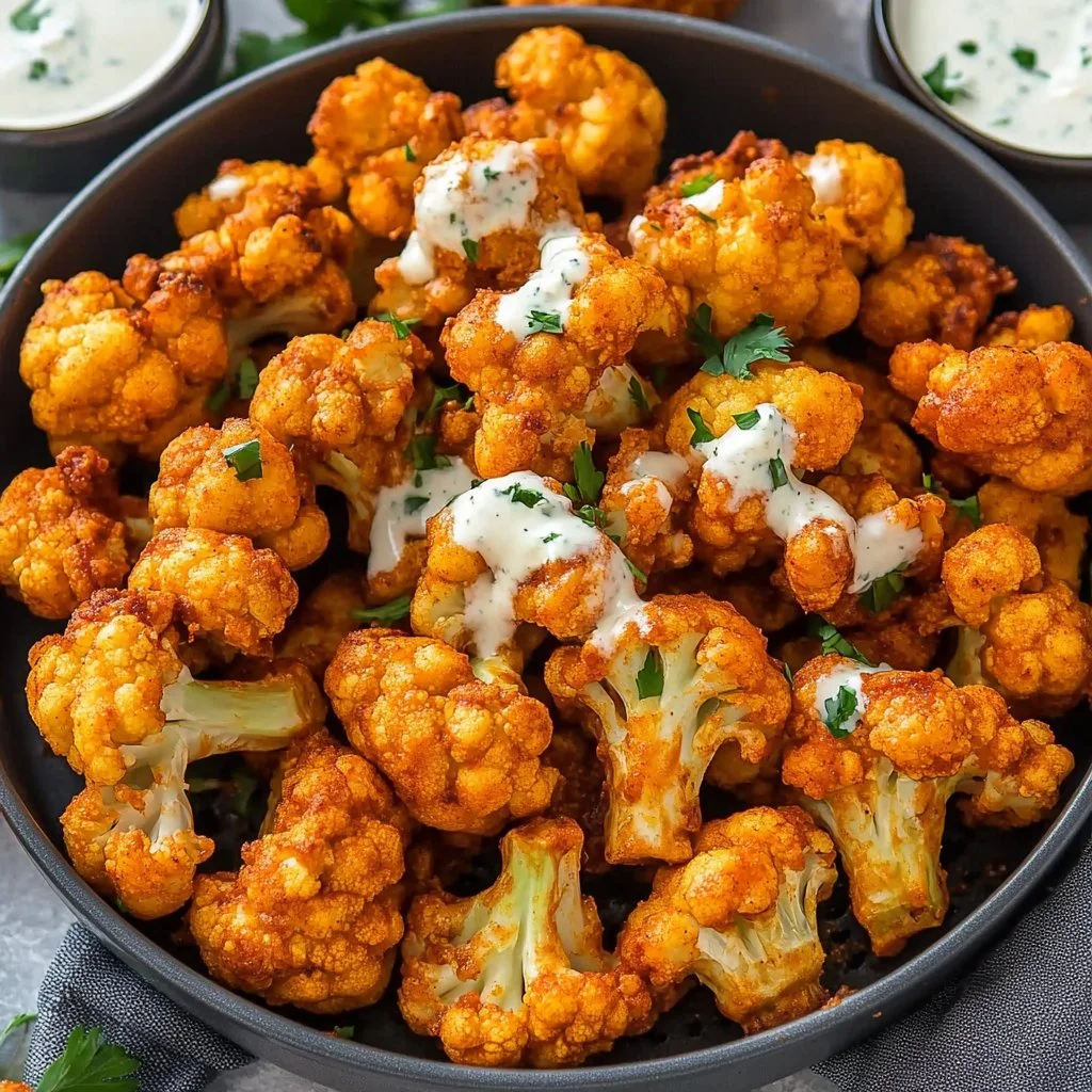 Air Fryer Buffalo Cauliflower Recipe