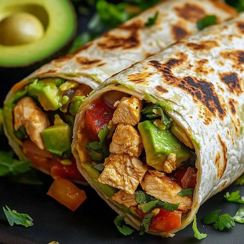 Chicken Avocado Wraps