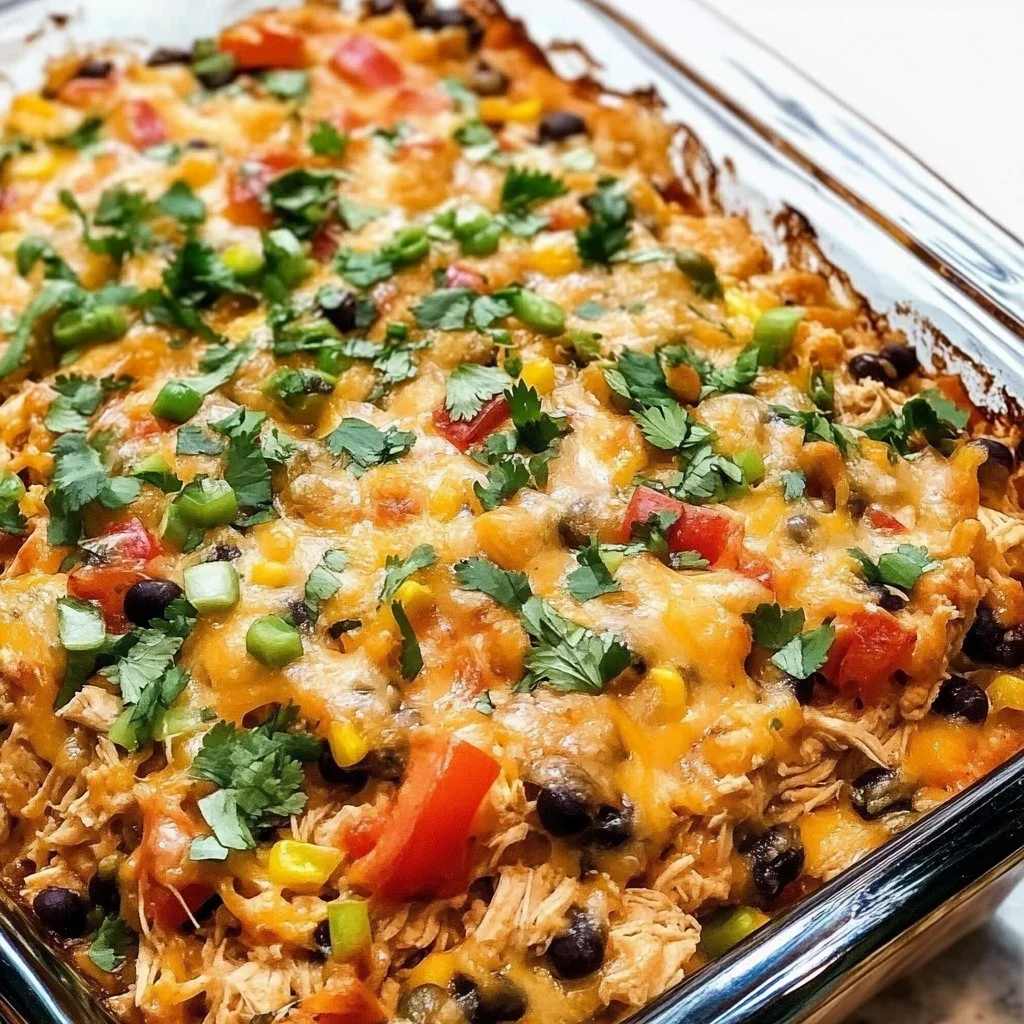 Chicken Burrito Casserole