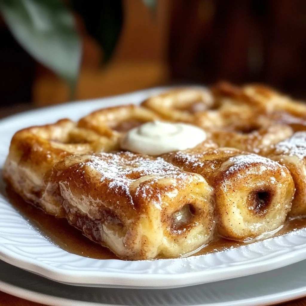 Cinnamon Roll French Toast Bake