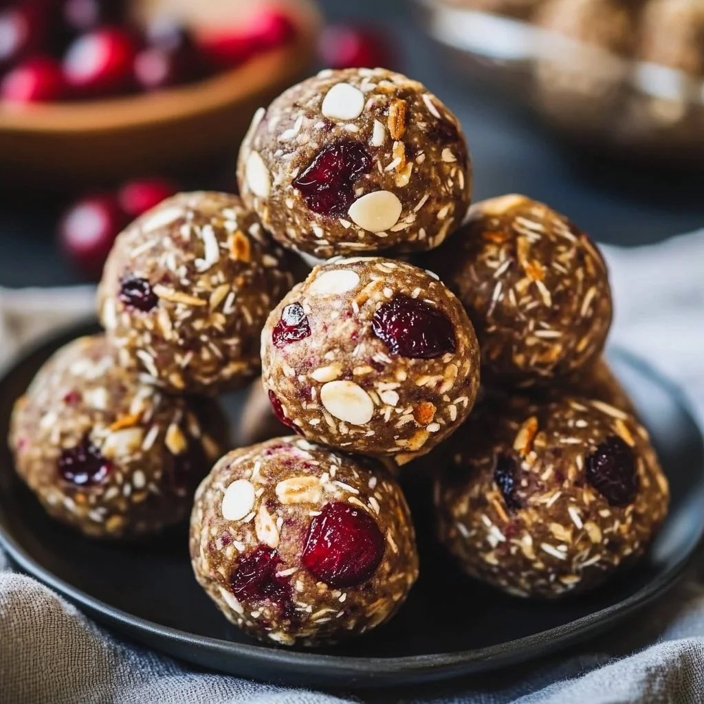 Cranberry Energy Balls
