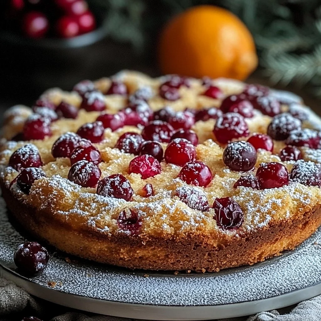 Cranberry Orange Breakfast Cake