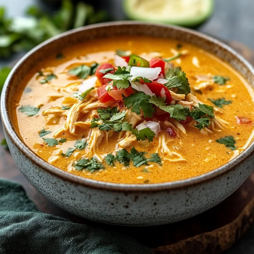Creamy Chicken Enchilada Soup