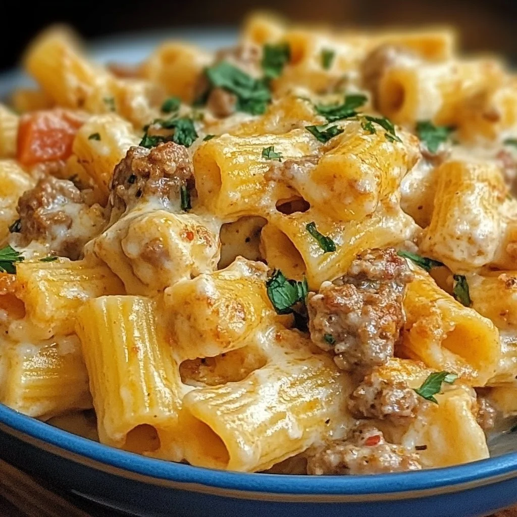 Creamy Italian Sausage Rigatoni