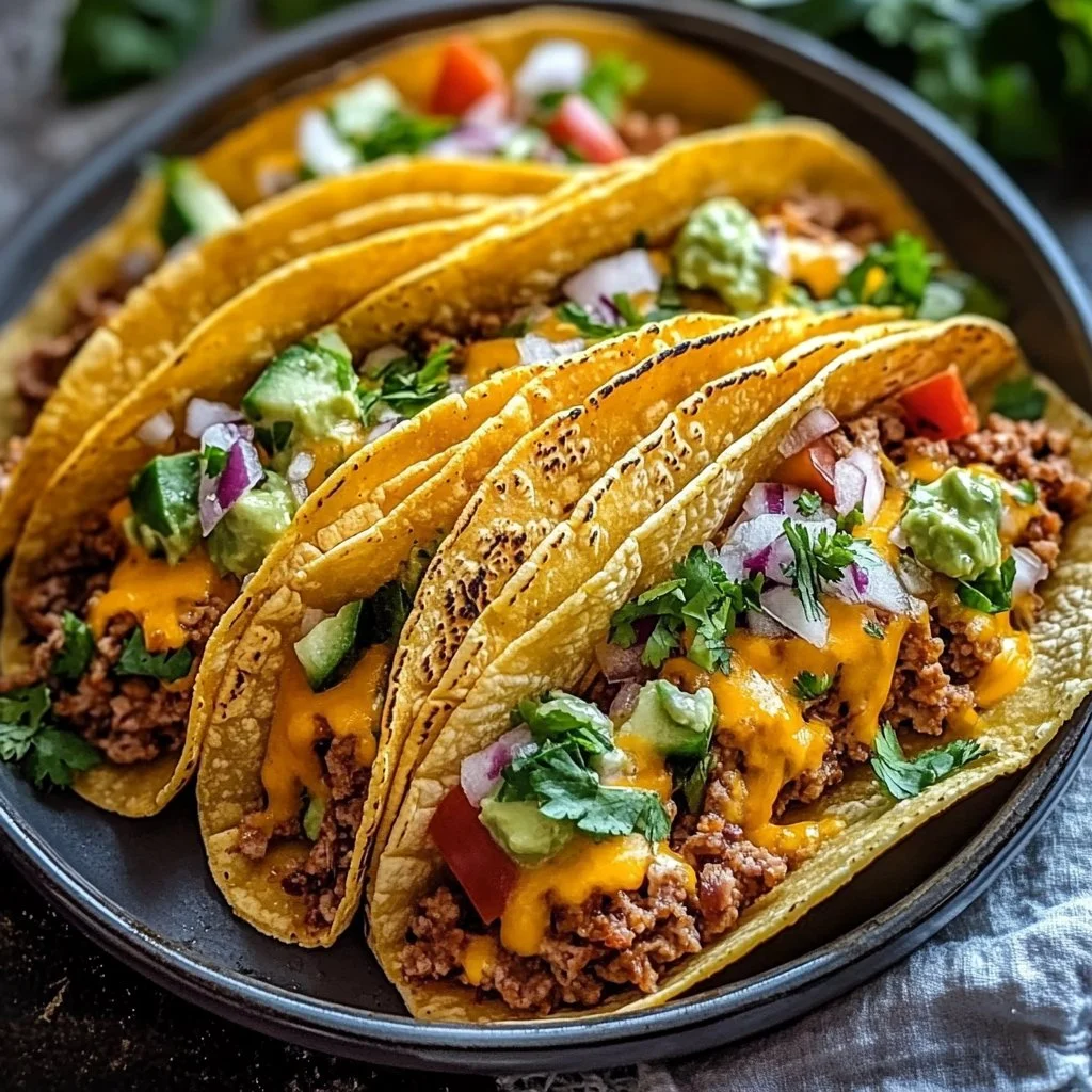 Oven-Baked Cheesy Tacos (Crispy & Loaded) You’ll Love!