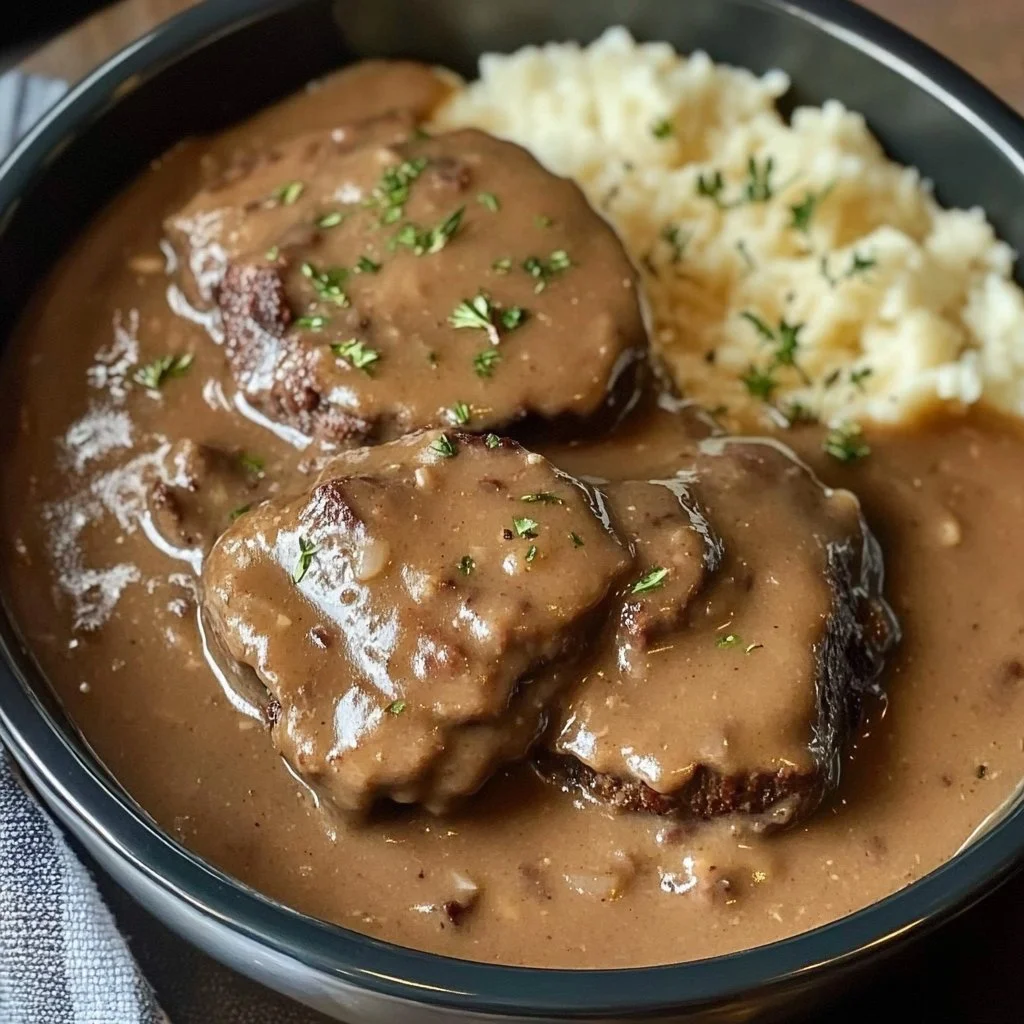 Crock Pot Cube Steak and Gravy