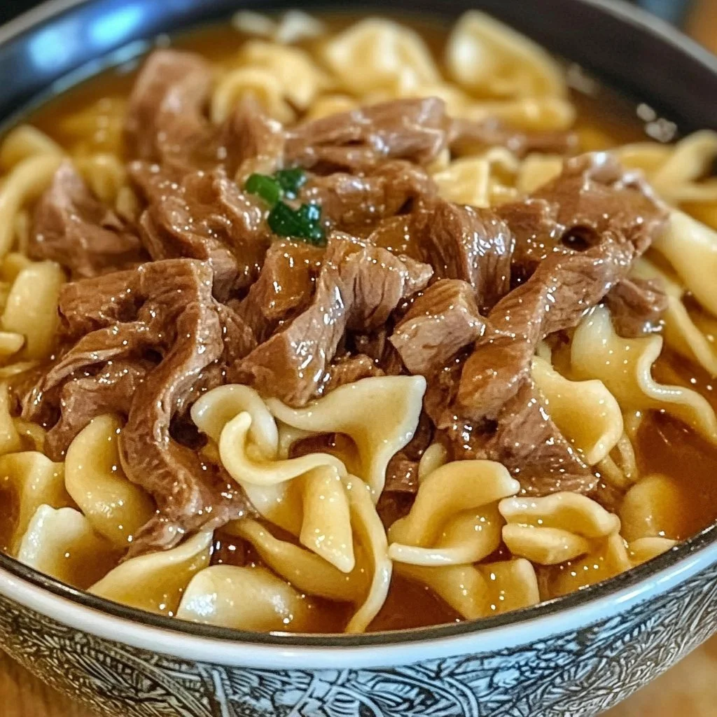 Crockpot Beef and Noodles