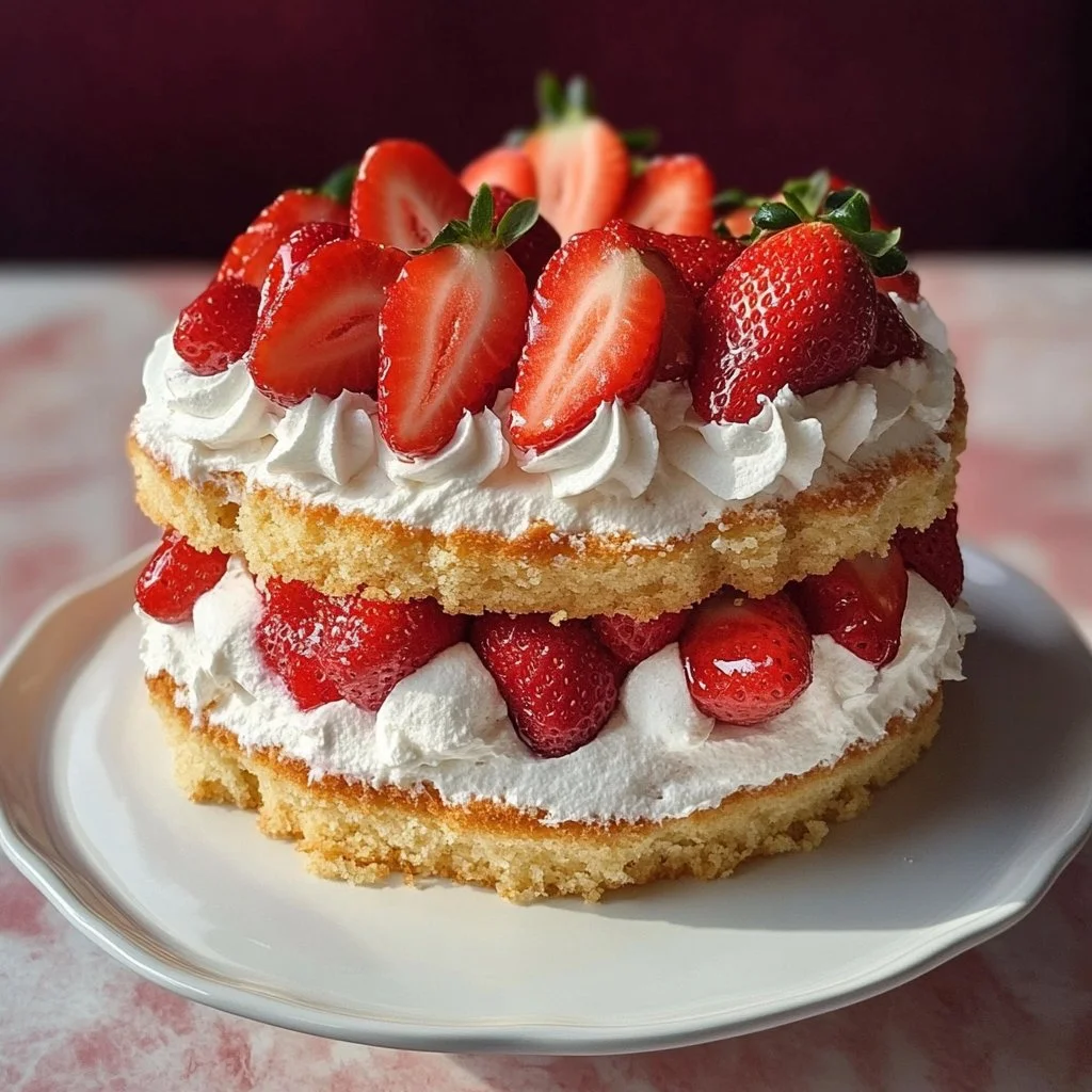 Unforgettable Strawberry Shortcake Cake in 5 Simple Steps