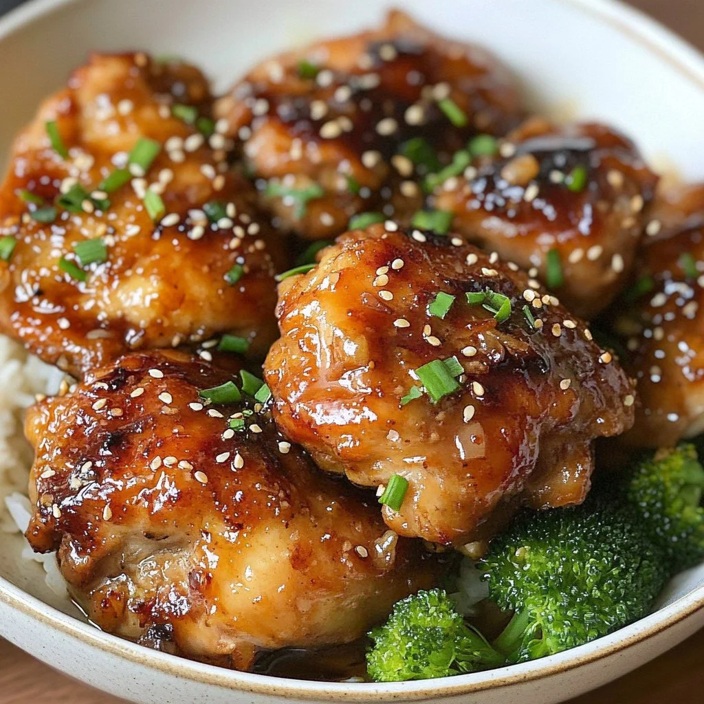 Easy Soy Garlic Chicken Thighs