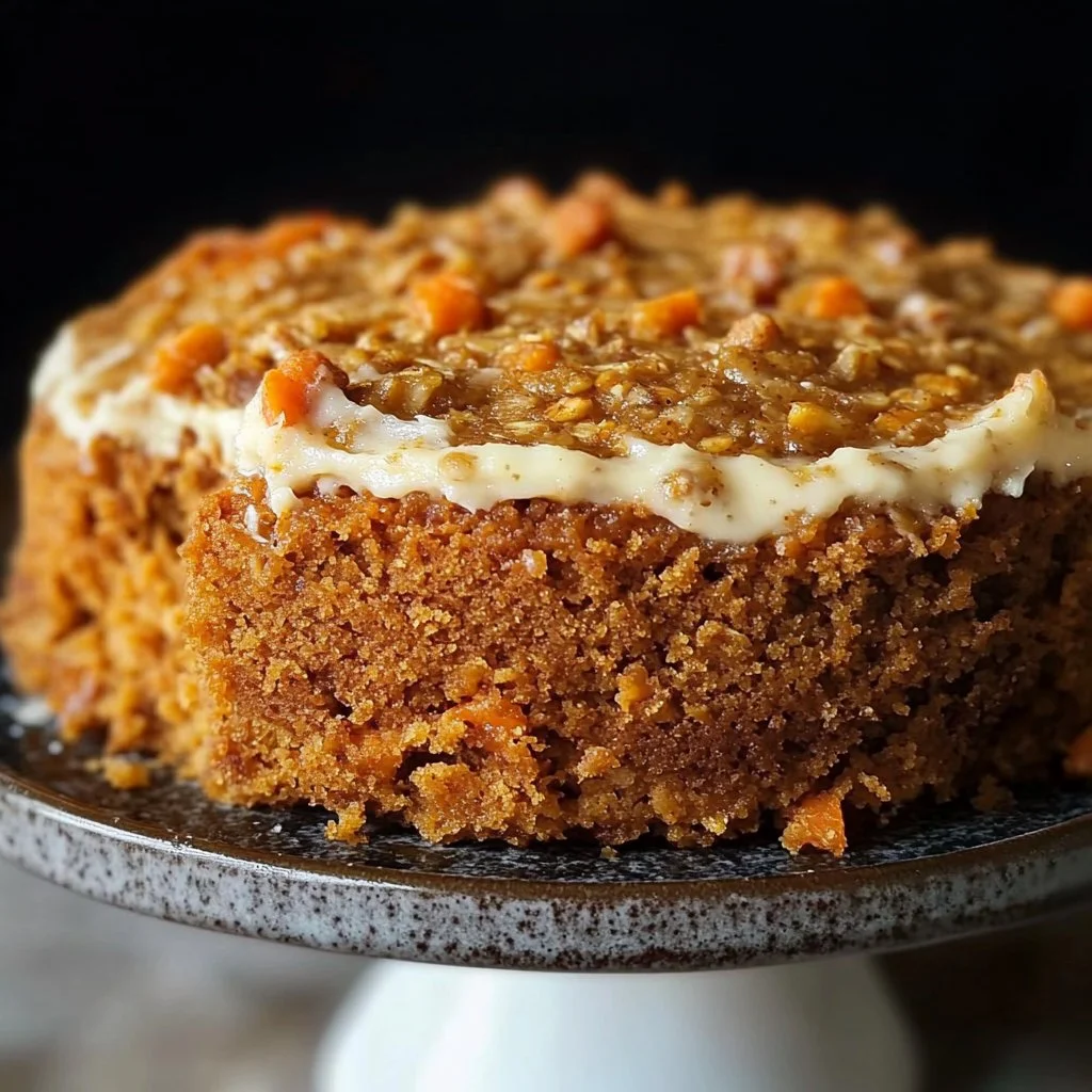 Easy Flourless Oatmeal Carrot Cake Recipe