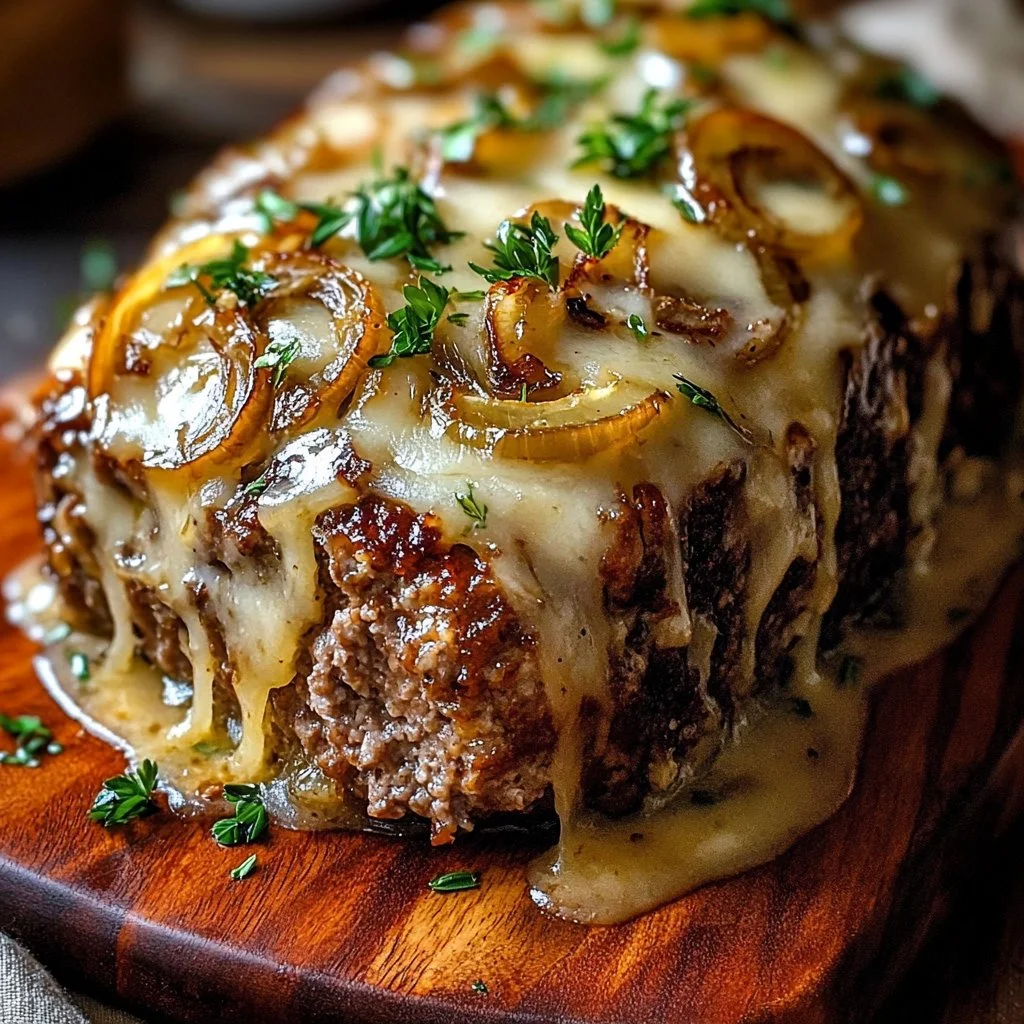 French Onion Meatloaf