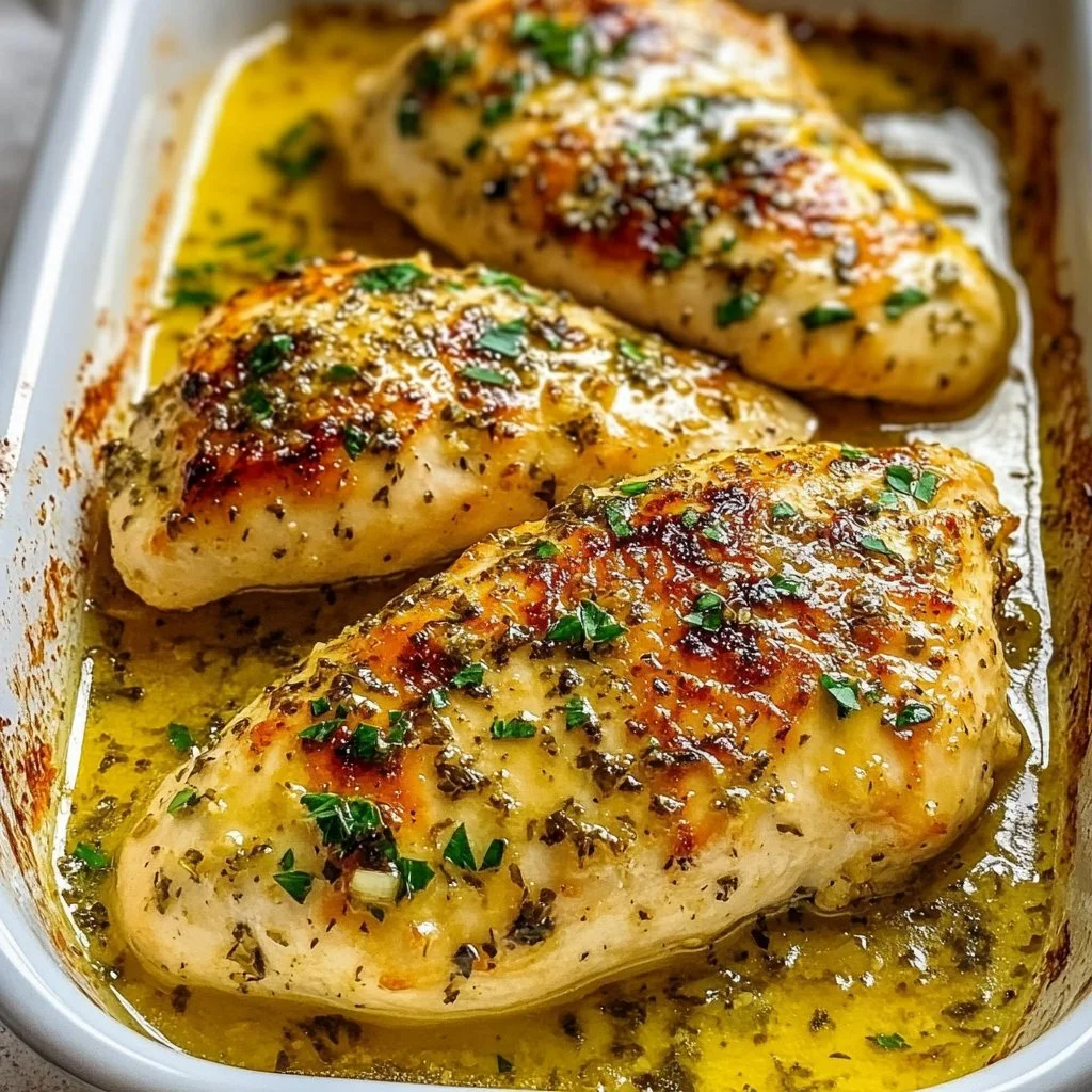Garlic Butter Baked Chicken Breast