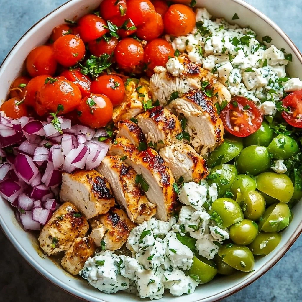 Greek Chicken Bowls