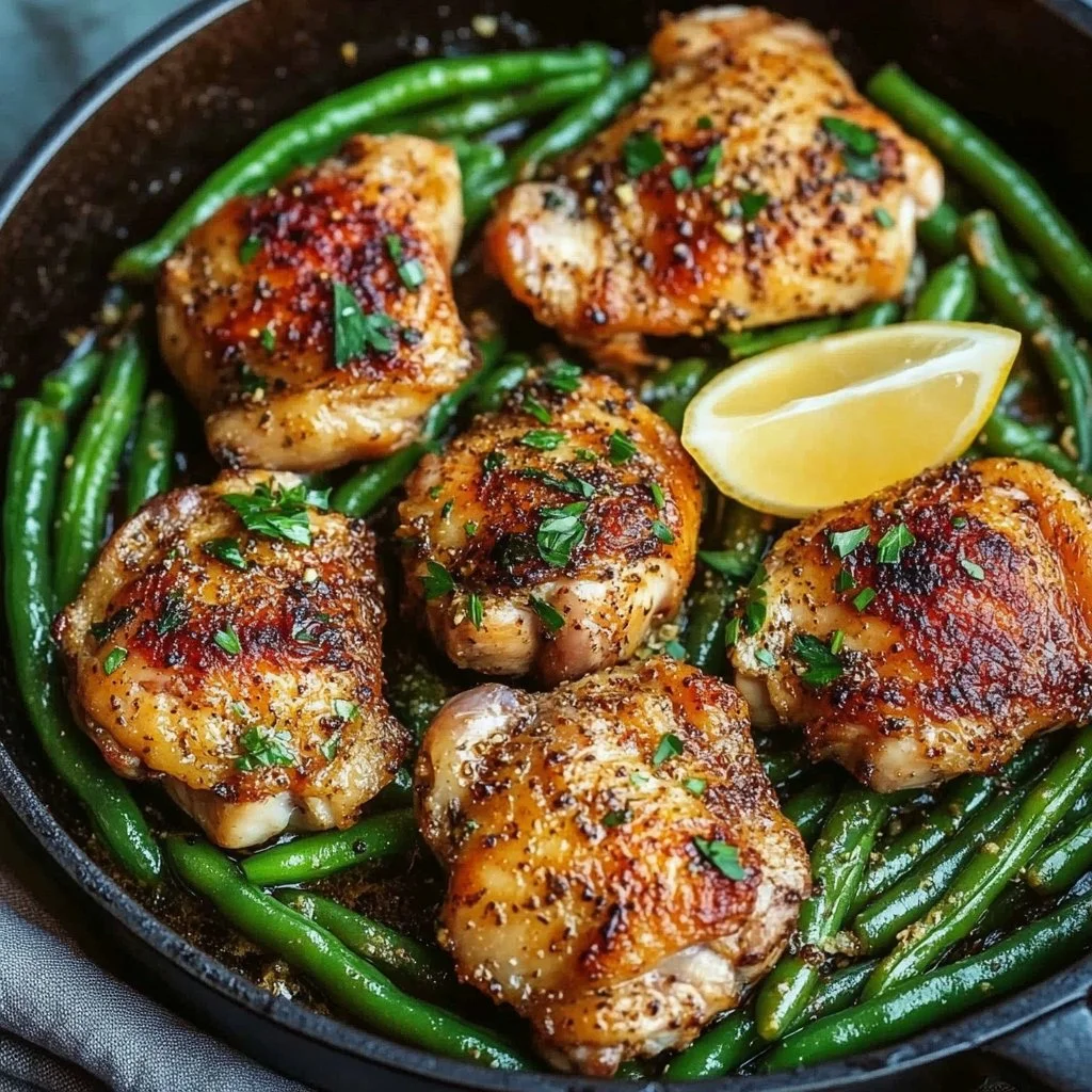 Lemon Garlic Butter Chicken Thighs