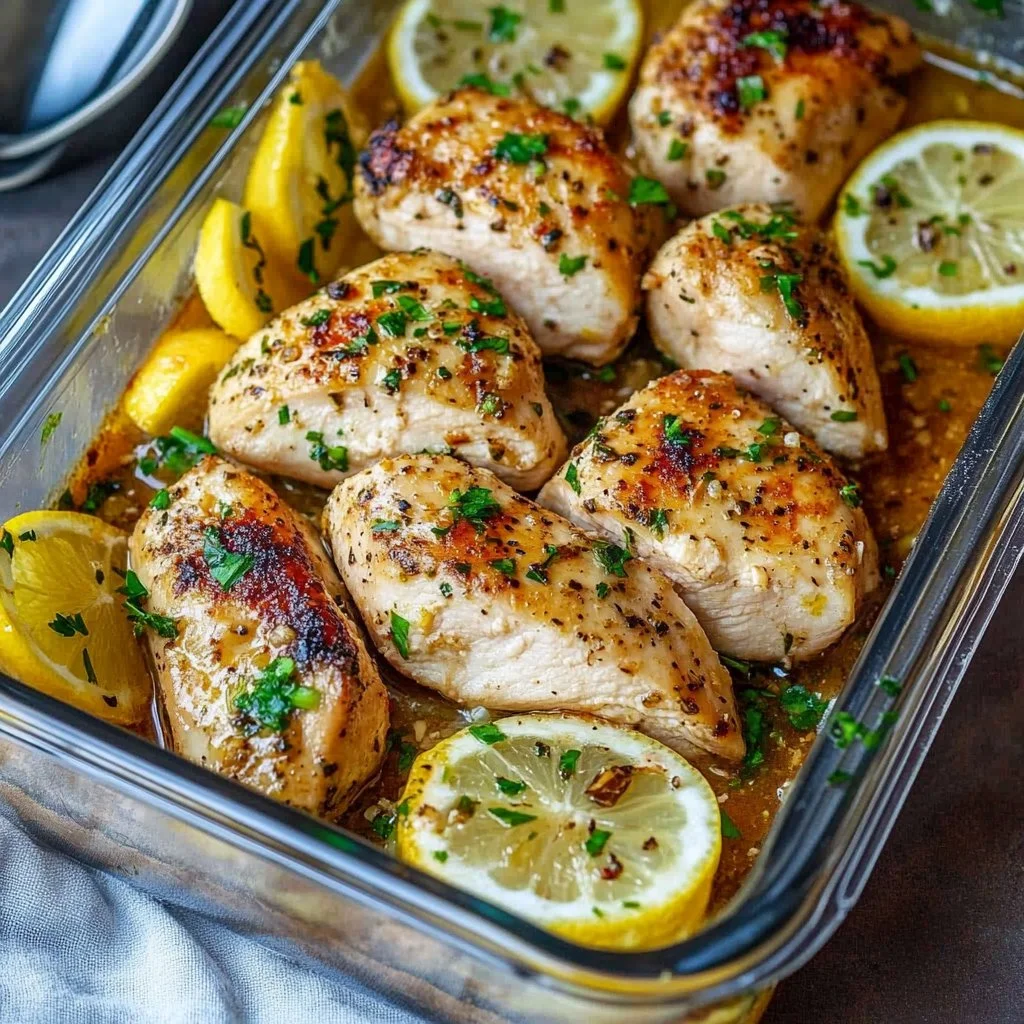 Lemon Garlic Chicken Meal Prep