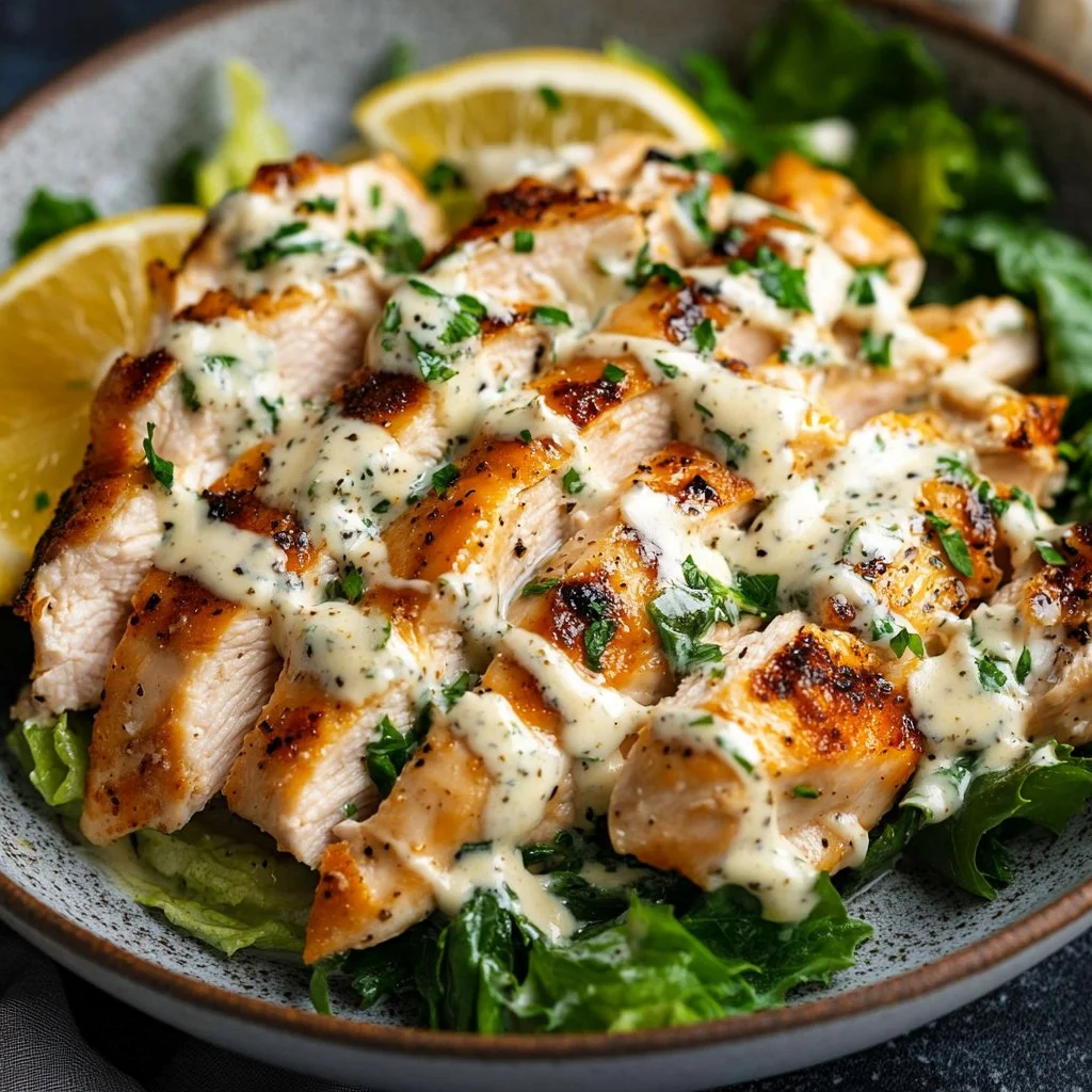 Melt-In-Your-Mouth Caesar Chicken