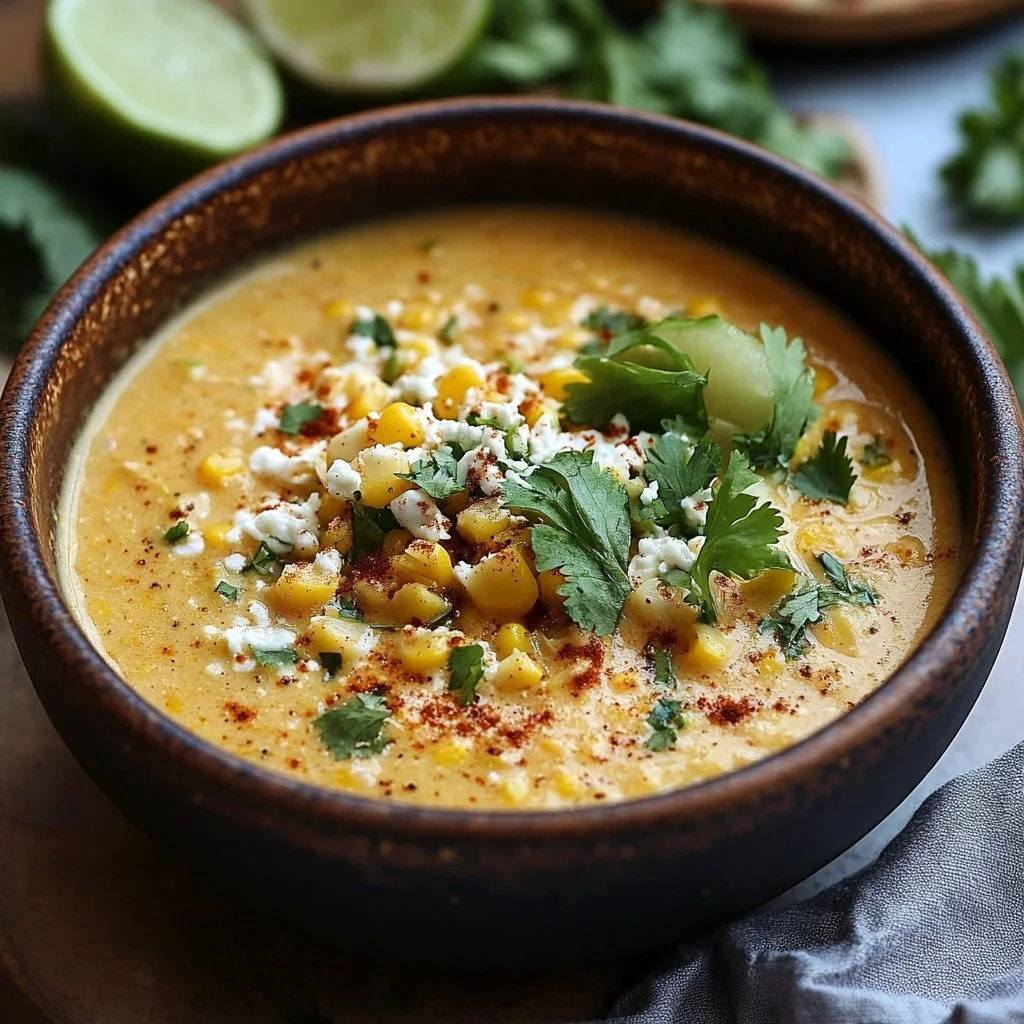 Mexican Street Corn Soup