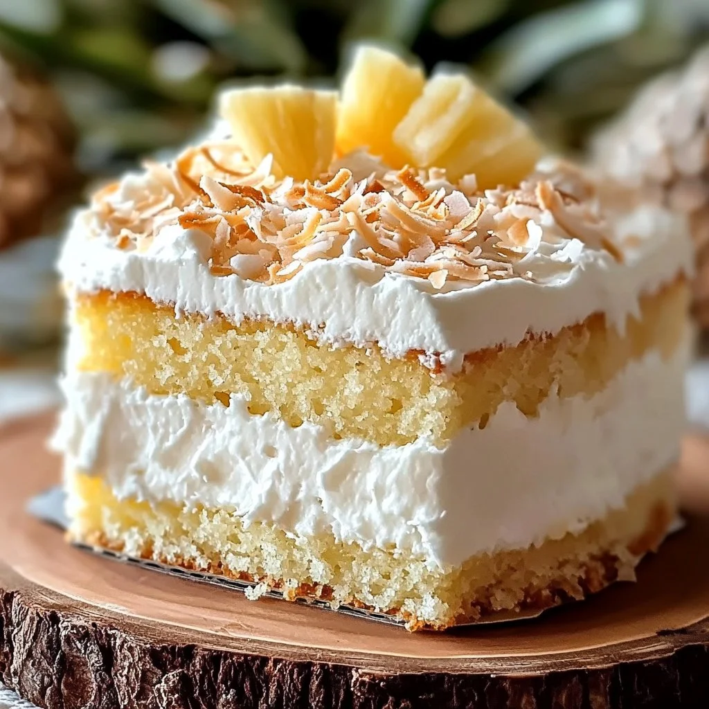 Pineapple Coconut Dream Cake