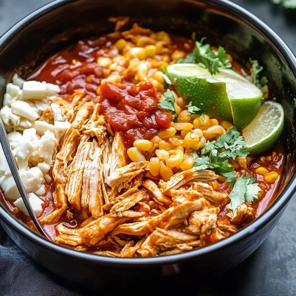 Slow Cooker Chicken Burrito Bowl