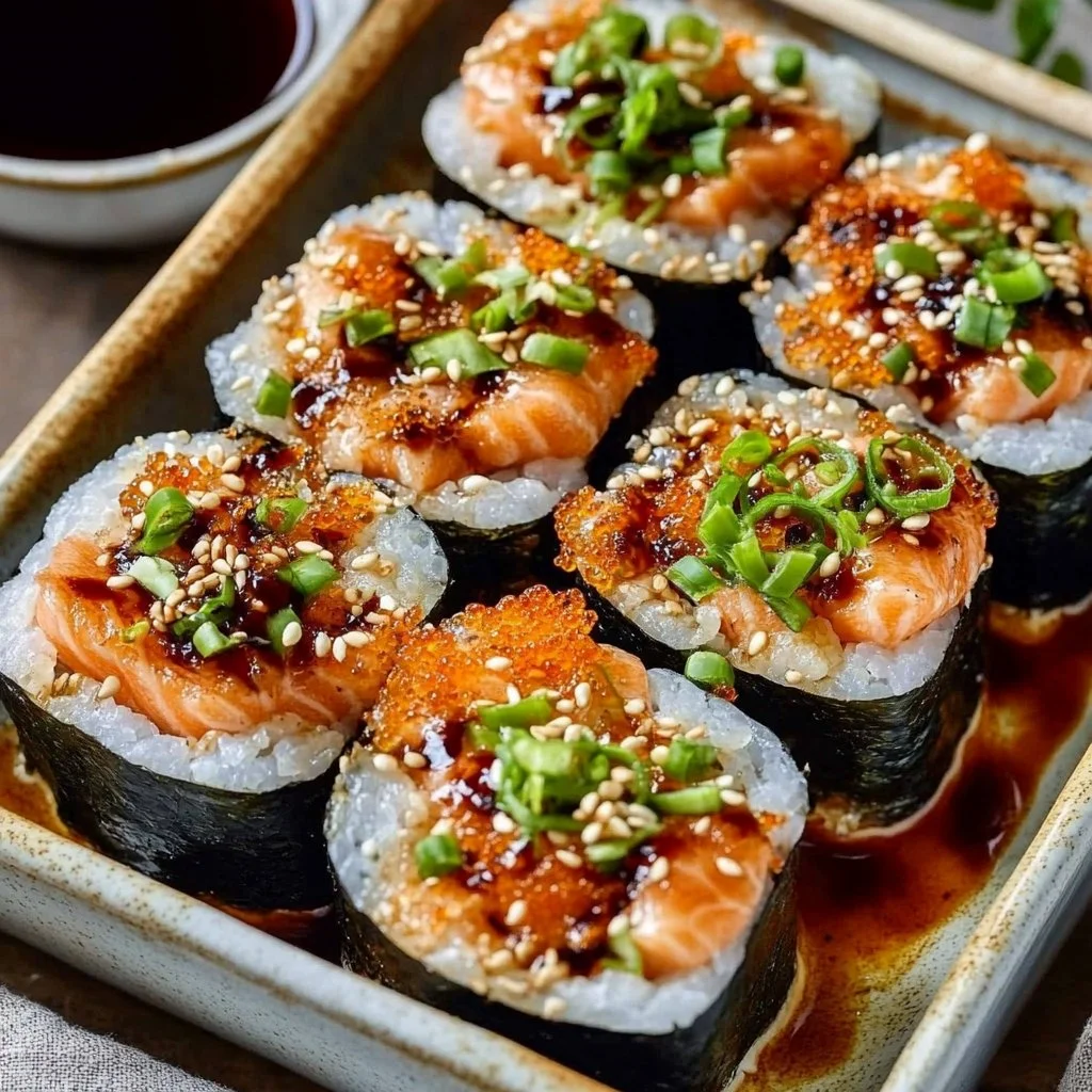 Spicy Salmon Sushi Bake Recipe