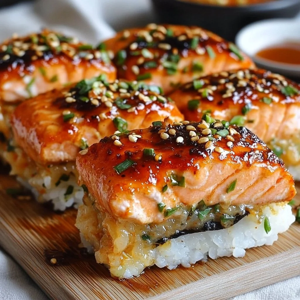 Spicy Salmon Sushi Bake Recipe
