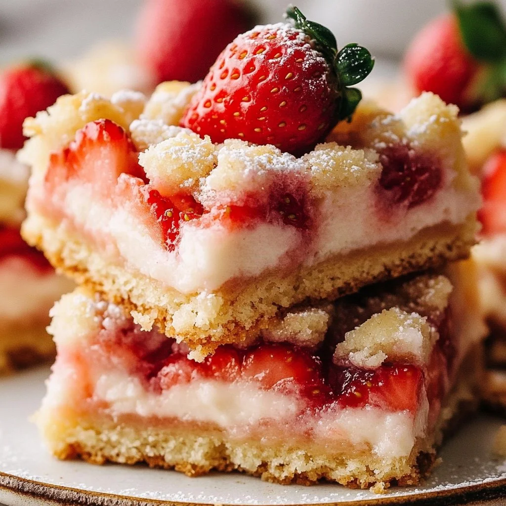 Strawberry Shortcake Bars Recipe