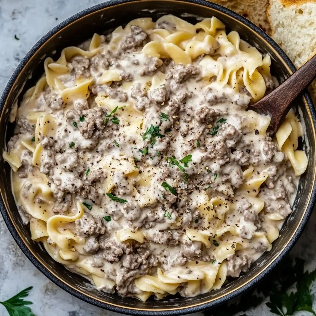 30-Minute Ground Beef Stroganoff