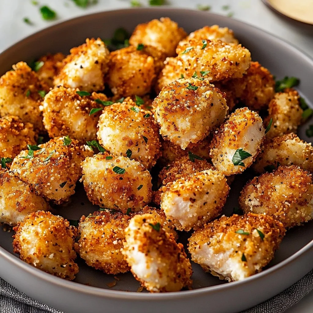 Air Fryer Ranch-Crusted Chicken Bites