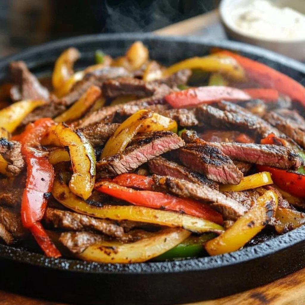 Blackstone Steak Fajitas
