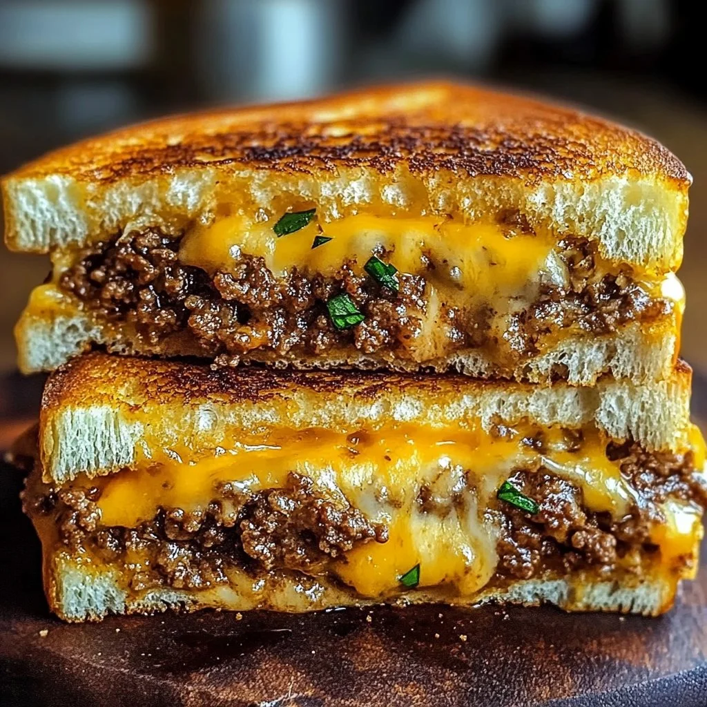 Ultimate Cheesy Ground Beef Melt