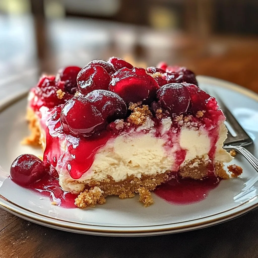 Cherry Cheesecake Dump Cake