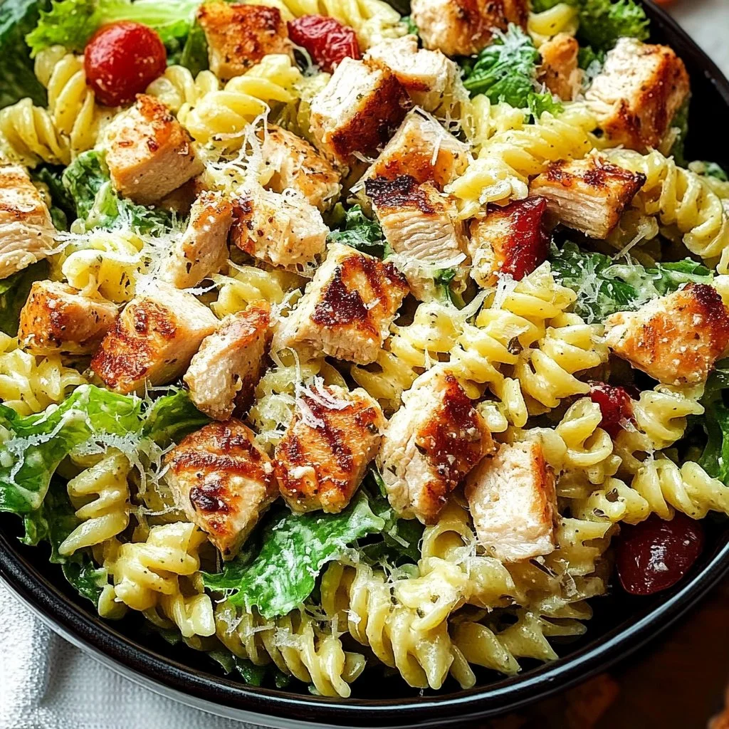 Easy Chicken Caesar Pasta Salad Recipes