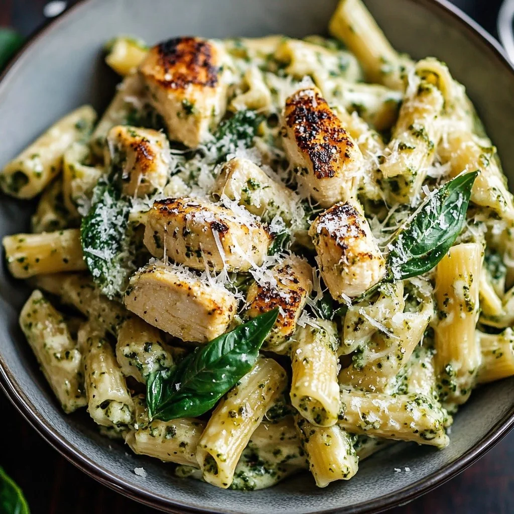 Creamy Pesto Chicken Pasta
