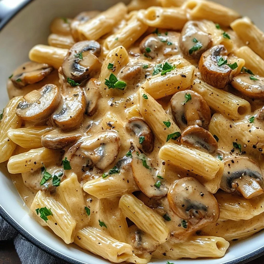 Creamy Tuscan Mushroom Pasta Skillet: A Weeknight Delight