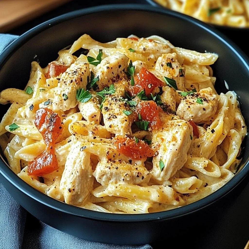 Crock Pot Creamy Cajun Chicken Pasta