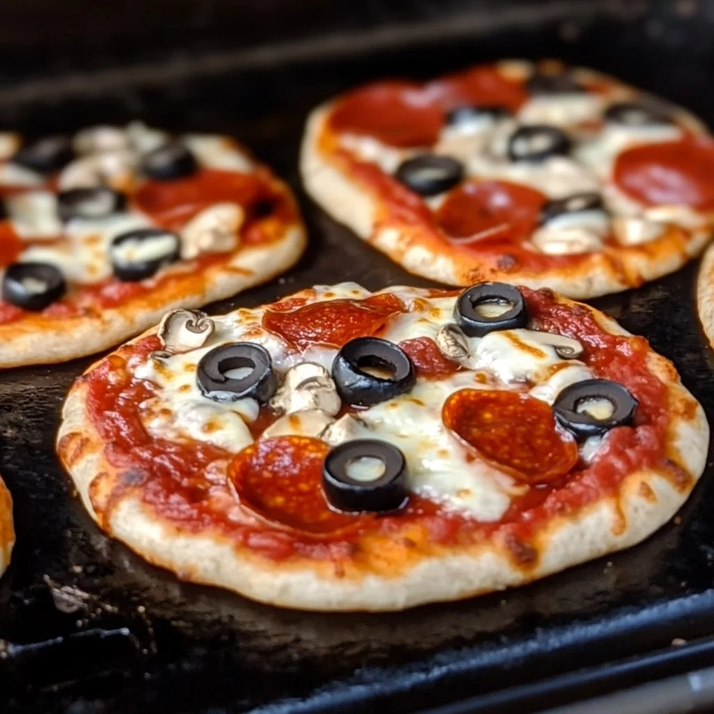 Delicious Pizza on the Blackstone Griddle