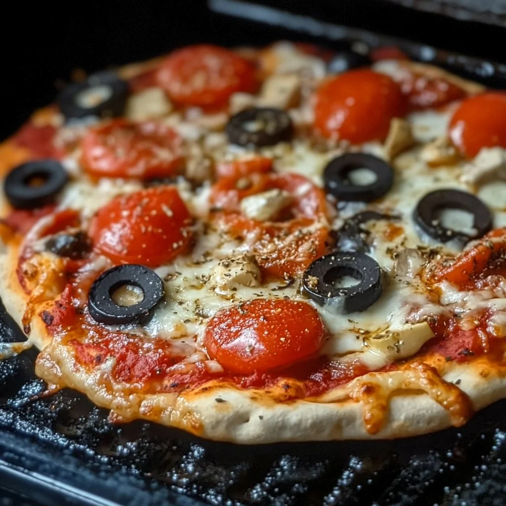 Delicious Pizza on the Blackstone Griddle